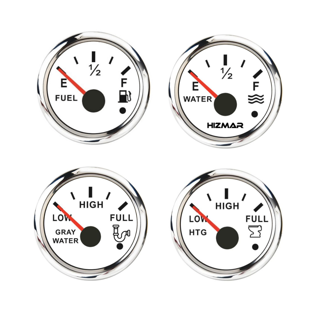 Hızmar Marka İbreli Beyaz Seviye Göstergeleri	